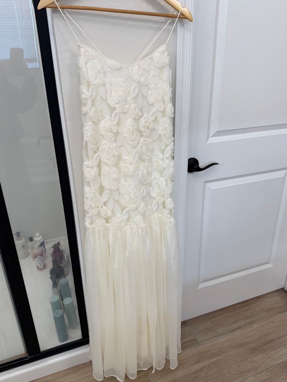 Lucy Paris Ivory Floral Bridal Era/ Fancy Afternoon Dress